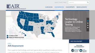 
                            3. AIR Assessment | American Institutes for Research