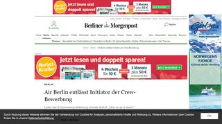 
                            4. Air Berlin entlässt Initiator der Crew-Bewerbung - Berlin ...