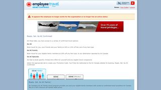 
                            1. Air Canada - Employee Travel Codes