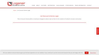 
                            1. Air Discount Scheme Login - Loganair