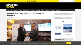 
                            6. Air France KLM Cargo signs up for IATA’s new DG AutoCheck