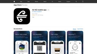 
                            3. ‎Air NZ mobile app on the App Store - apps.apple.com