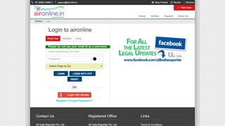 
                            1. AIR Online Login - beta.airwebworld.com