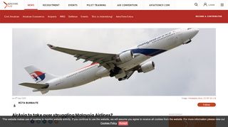 
                            7. AirAsia to take over struggling Malaysia Airlines?