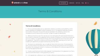 
                            8. Airbnb Handsfree – Terms & Conditions