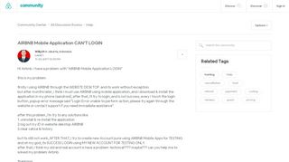 
                            3. AIRBNB Mobile Application CAN'T LOGIN - Airbnb Community