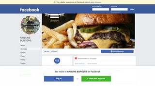 
                            5. AIRBUNS BURGERS - Reviews - Facebook