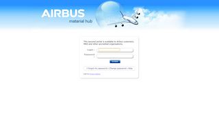 
                            5. Airbus - SPARES Login page