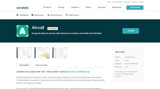 
                            6. Aircall App Integration with Zendesk Support
