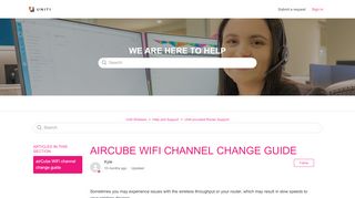 
                            8. airCube WiFi channel change guide – Uniti Wireless