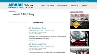 
                            2. Airdrie Public Library - AirdrieOnLine.com