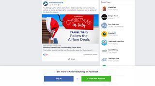 
                            6. Airfarewatchdog - Tip #2: Sign up for airfare alerts ...