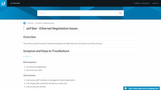 
                            8. airFiber - Ethernet Negotiation Issues – Ubiquiti Networks Support and ...