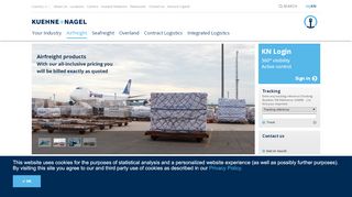 
                            2. Airfreight - Kuehne + Nagel