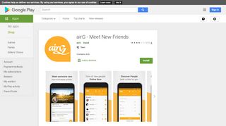 
                            3. airG - Meet New Friends - Apps on Google Play