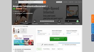 
                            10. Airgenie Communicationsnext, Ellaipillaichavady - Internet Service ...