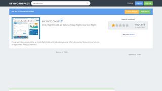 
                            7. Air.irctc.co.in. Irctc, flight ticket, air ticket, cheap ...