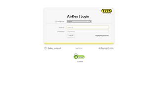 
                            9. AirKey Onlineverwaltung - AirKey | Login