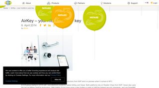 
                            2. AirKey – your mobile is your key - Mifare