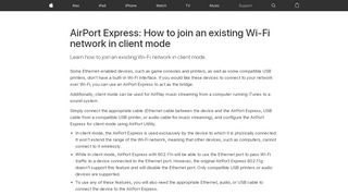 
                            2. AirPort Express - Apple Support