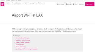 
                            9. Airport Wi-Fi at LAX | T-Mobile Support