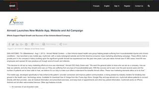 
                            3. Airrosti Launches New Mobile App, Website and Ad Campaign