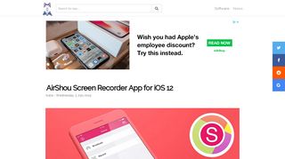 
                            8. AirShou Screen Recorder for iOS 12 - kubadownload.com