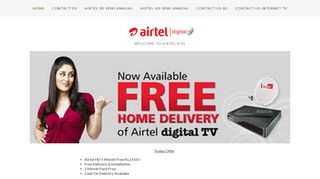 
                            1. Airtel DTH Connection, Airtel Digital TV Connection