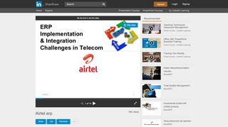 
                            3. Airtel erp - SlideShare