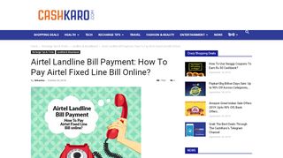 
                            3. Airtel Landline Bill Payment: How To Pay Airtel Fixed Line ...