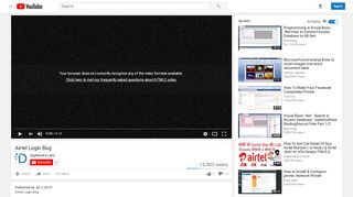 
                            7. Airtel Login Bug - YouTube
