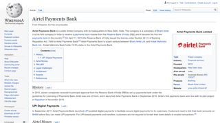 
                            5. Airtel Payments Bank - Wikipedia