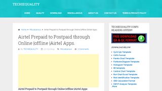 
                            7. Airtel Prepaid to Postpaid through Online |offline …