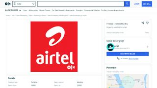 
                            8. Airtel Promoter - Sales & Marketing - 1532668917