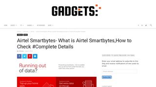 
                            7. Airtel Smartbytes- What is Airtel Smartbytes,How to Check ...