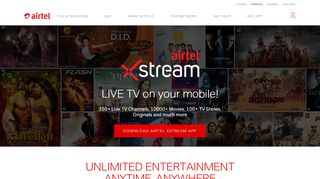 
                            3. Airtel TV App - Watch Live TV, Movies, Shows, Amazon Prime ...