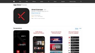 
                            8. ‎Airtel TV on the App Store - apps.apple.com