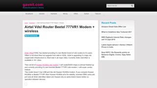 
                            5. Airtel Vdsl Router Beetel 777VR1 Modem + …