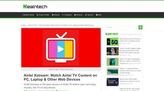 
                            5. Airtel Xstream Login: How to Watch Airtel TV Content ...