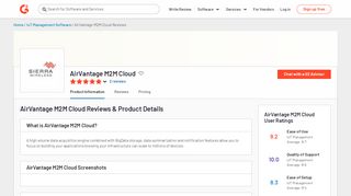 
                            7. AirVantage M2M Cloud Reviews 2019: Details, Pricing, & Features | G2