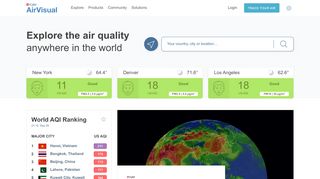 
                            1. AirVisual | Air quality monitor and information you can trust