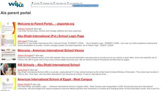 
                            8. Ais parent portal