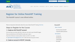 
                            5. AIS | Register for Online PennHIP Training - Antech Imaging Services