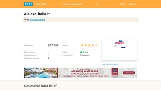 
                            5. Ais.axa-italia.it: Accesso a AIS - Easy Counter