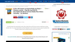 
                            9. Aiseesoft Blu-ray Player Review • 70% Discount Coupon ...