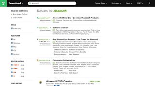 
                            5. Aiseesoft - Free downloads and reviews - CNET Download.com