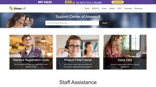 
                            1. Aiseesoft Support Center