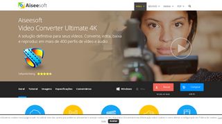 
                            3. Aiseesoft Video Converter Ultimate - aiseesoftware.com.br