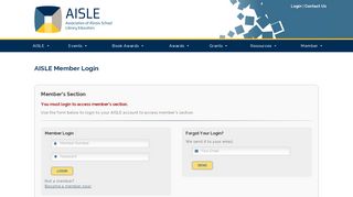 
                            5. AISLE Member Login - aisled.org