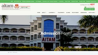 
                            4. AITAM - Admissions